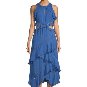 Red Carter Camila Ruffle Dress